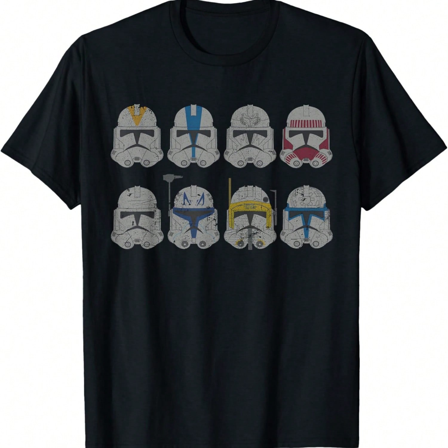 Star Wars Clone Warriors Characters T-Shirt.Jpg|Star Wars Clone Wars Captain Rex Clone Troopers T-Shirt.Jpg|Star Wars Clone Wars Clone Captain Rex T-S S