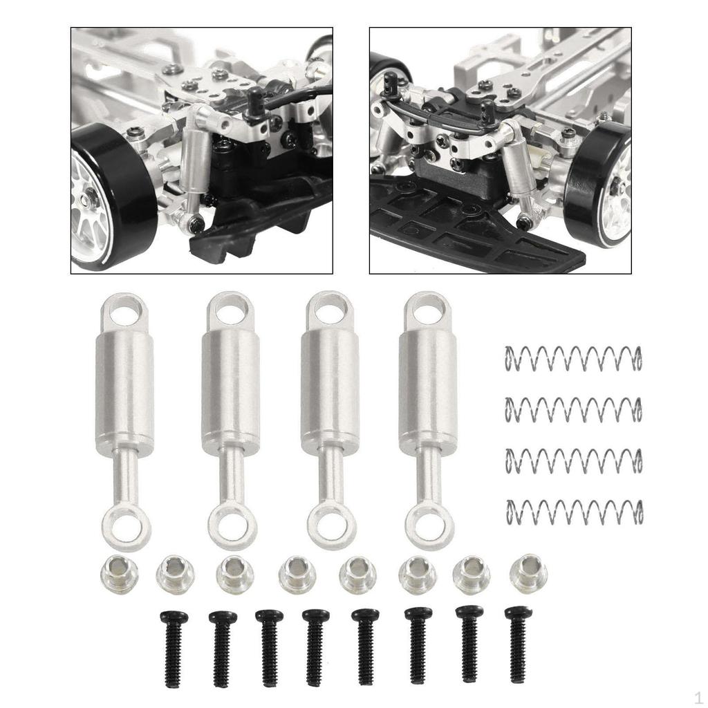 1/28 RC Car Replacement Metal Shock Absorber Upgrade Kit for 284131 K999 P939 P929 K979