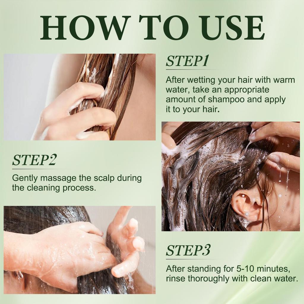 Batana Oil Shampoo-Clean & Nourish Scalp-Thickening & Strengthening Hair-Reduce Hair Loss And Breakage-Suitable For All Hair Types, 300ml