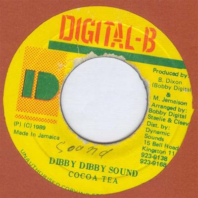 7inch Record COCOA TEA - Dibby Dibby Sound NONE Digital-B 1989 Jamaica Reggae, Ska & Dub Used