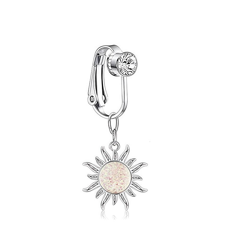 No Piercing Belly Button Clamp Easy To Wear Navel Rings Comfortable Women Body Adornment For Parties And Daily Wear