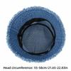 Denim Bucket Hat Cotton Reversible Fisherman Hat Fashion Fishing Sun Hat