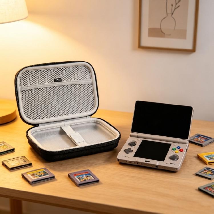 Carrying Case for AYN Scratchproof Storage Box Handheld Game Console Shockproof Protector Case with Mesh Pocket