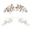 2PCS Crystal Shoe Clips Wedding Bridal Shoe Buckles Rhinestones Shoe Flowers for Party Decoration Wedding Craft Acces