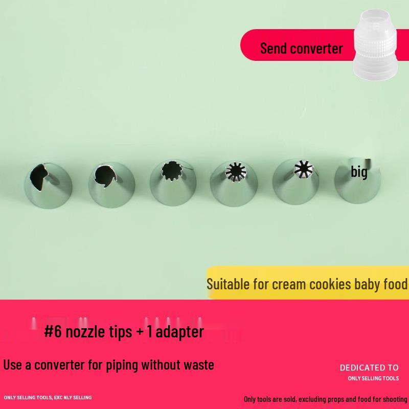 

Одноразовый утолщенный набор кондитерских мешков с насадками и формами для выпечки для детского питания и тортов