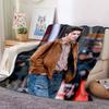 Retro Cool B-Bob Dylan Merchandise Blanket Fleece Home Popular Singer Throw Blanket Cozy Ultra-Soft for Couch Quilt