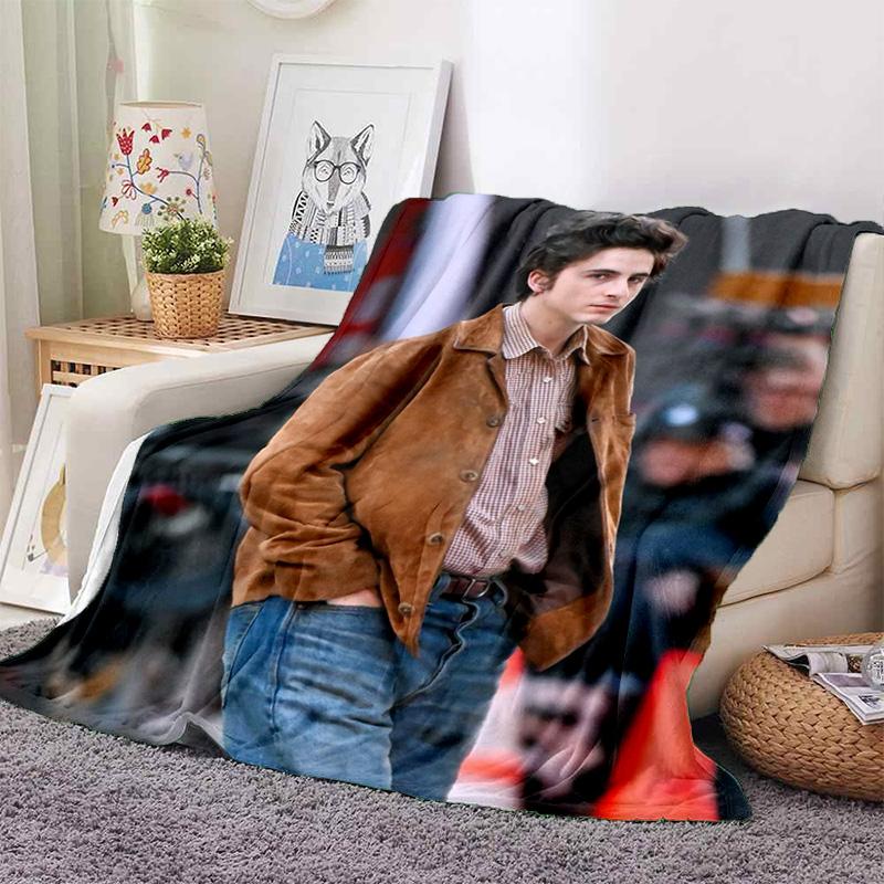 Retro Cool B-Bob Dylan Merchandise Blanket Fleece Home Popular Singer Throw Blanket Cozy Ultra-Soft for Couch Quilt