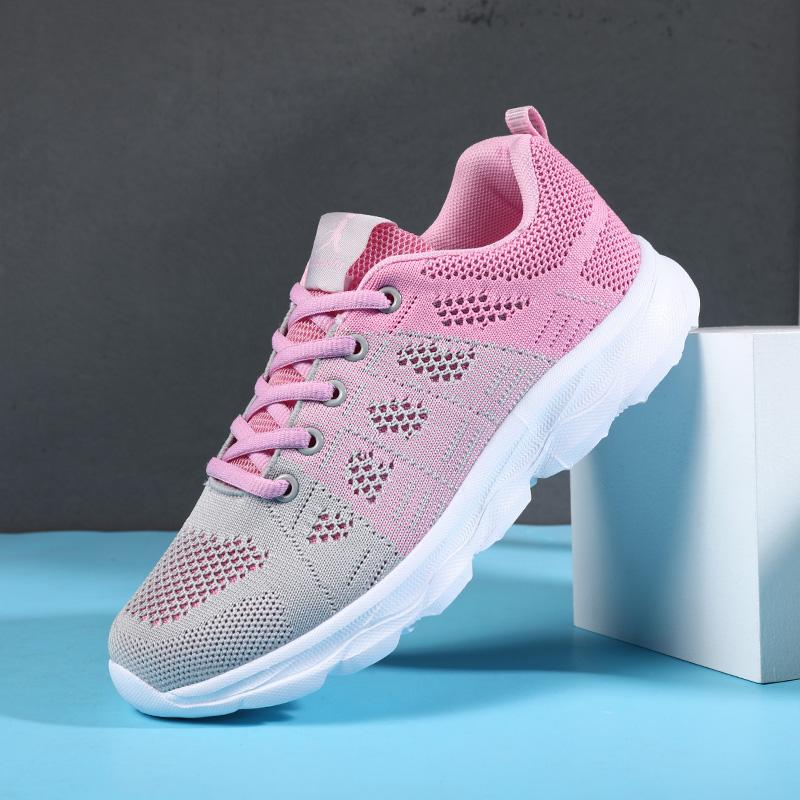 Women Casual Shoes Breathable Walking Mesh Flat Shoes Sneakers Tenis Female Fashion Gym Footwear Women Shoes Woman Sneakers