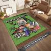 Minecraft 437 Floor Mat Design for Entryway Decorate room Playrooms Dining Room Antislip Carpet Anime Office Decor