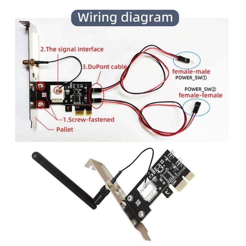 WiFi PC Boot Device Voice Activated Relaying Module Power Switch Stick Plastic Texture for Remote Desktop Management