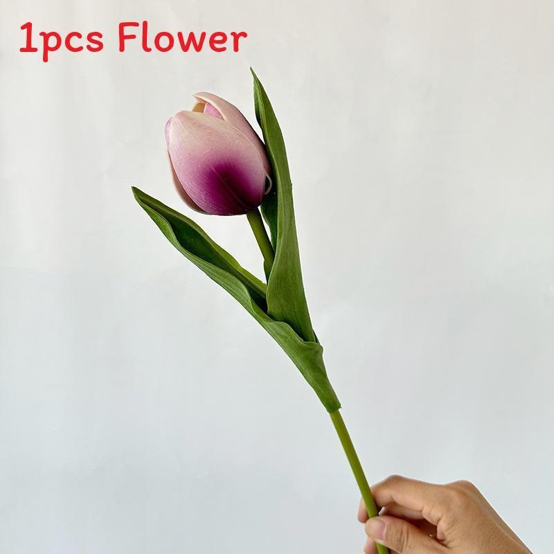 Tulip Hydrangea Peony Artificial Flower Wedding Decoration Home Gift Durable