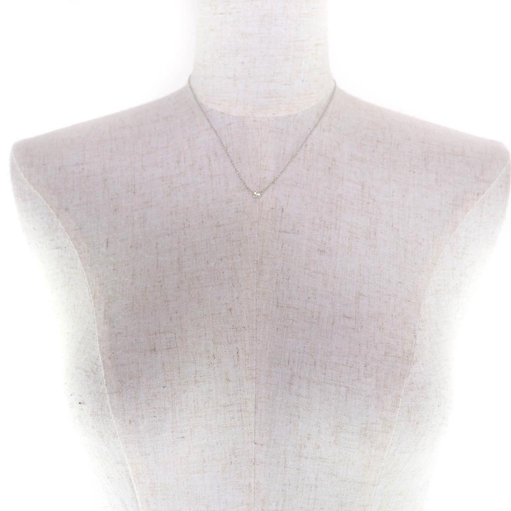 Great TIFFANY&Co. Necklace By the Yard 0.23ct /I/ VVS1/ 3EX NONE 74960847 PT950 Used