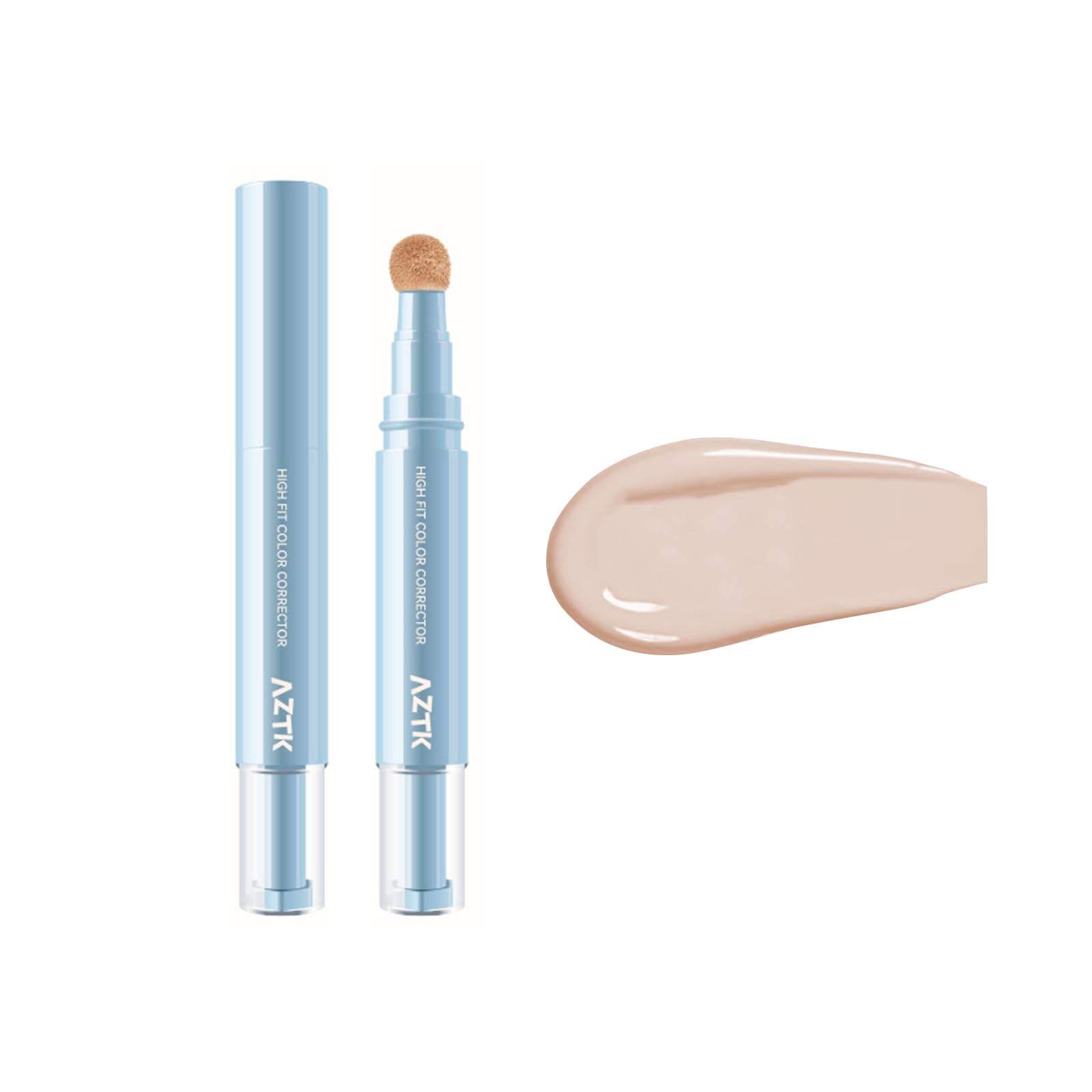 

Aztk Concealer Natural Beige - Eye Concealer, High Coverage, High Adhesion, Pore Coverage, Acne, Dark Circles, 3 Colors (01)