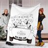 The Wiggles printed throw blanket—soft,warm;versatile blanket for all seasons—perfect as &air-conditioning throw,nap blanket