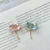 1 Stück Kreative Mehrzweck-Emaille-Brosche DIY 2 Farben Blume Blumenbrosche Kirschblüten-Anstecker