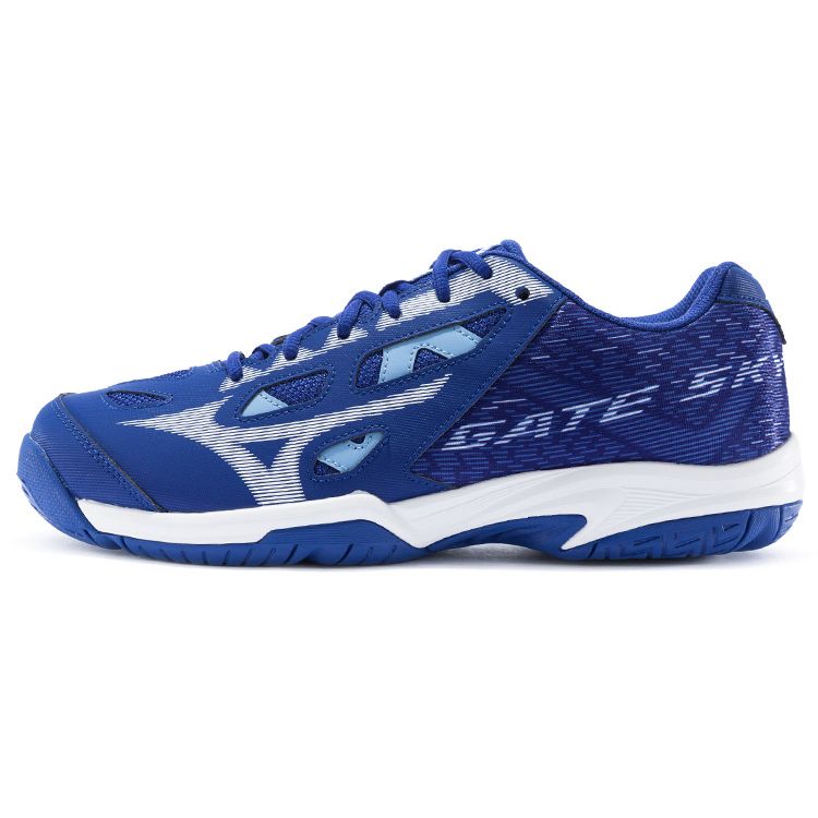 Mizuno Gate Sky Plus Unisex Low Top Blue White Badminton Shoes Shock Absorbing Slip Resistant Wear Resistant Breathable 71GA204001 40