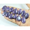 325Cts. Natural Lepidolite Mix Shape Cabochon Loose Gemstone 13 Pcs Lot C-3441