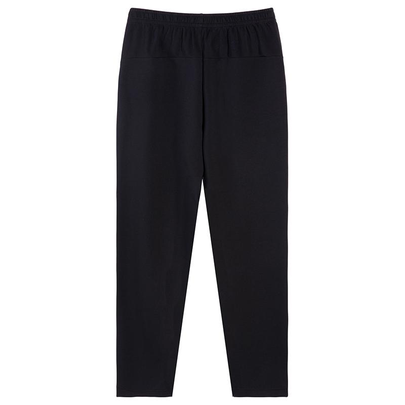 Li-Ning Casual Simple Fashion Versatile Commuter Straight Leg Wide Leg Mid Rise Comfortable Knitted Sports Pants Unisex Pants AKLVD71-1