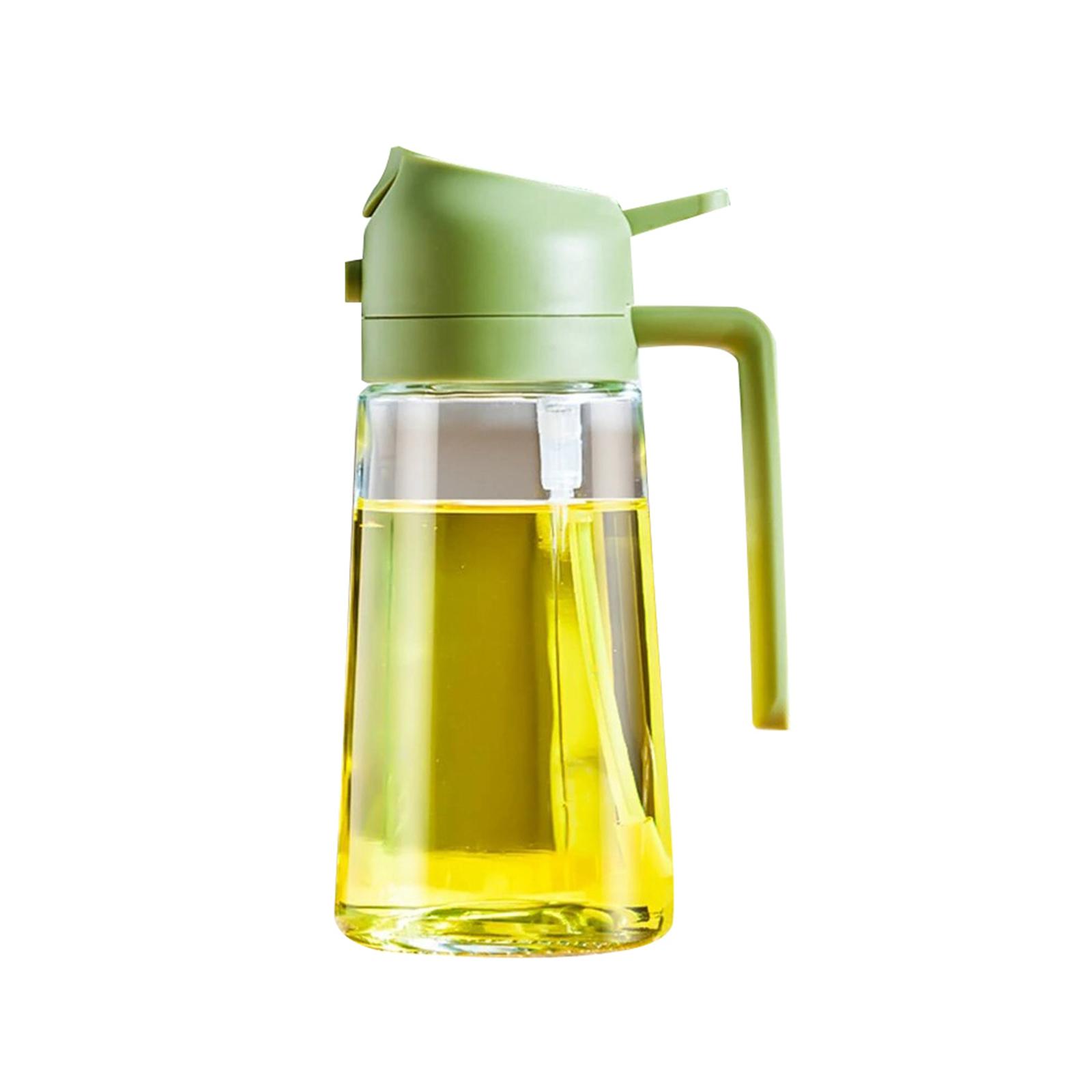 

470 мл распылитель масла для приготовления пищи, бутылка-диспенсер для масла, уксусный распылитель, инструмент для жарки на кухне 470ml зелёный