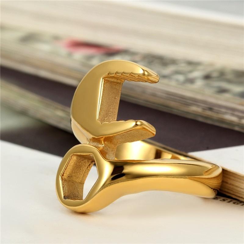 Klassische Retro Crown König Ring Männer Mode Punk einfache Biker Ring paar Schmuck Geschenk