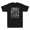 Shark Faces Classic Shirt Funny Sharks Marine Life Lover Gift Men's T-shirt Unisex T-Shirt