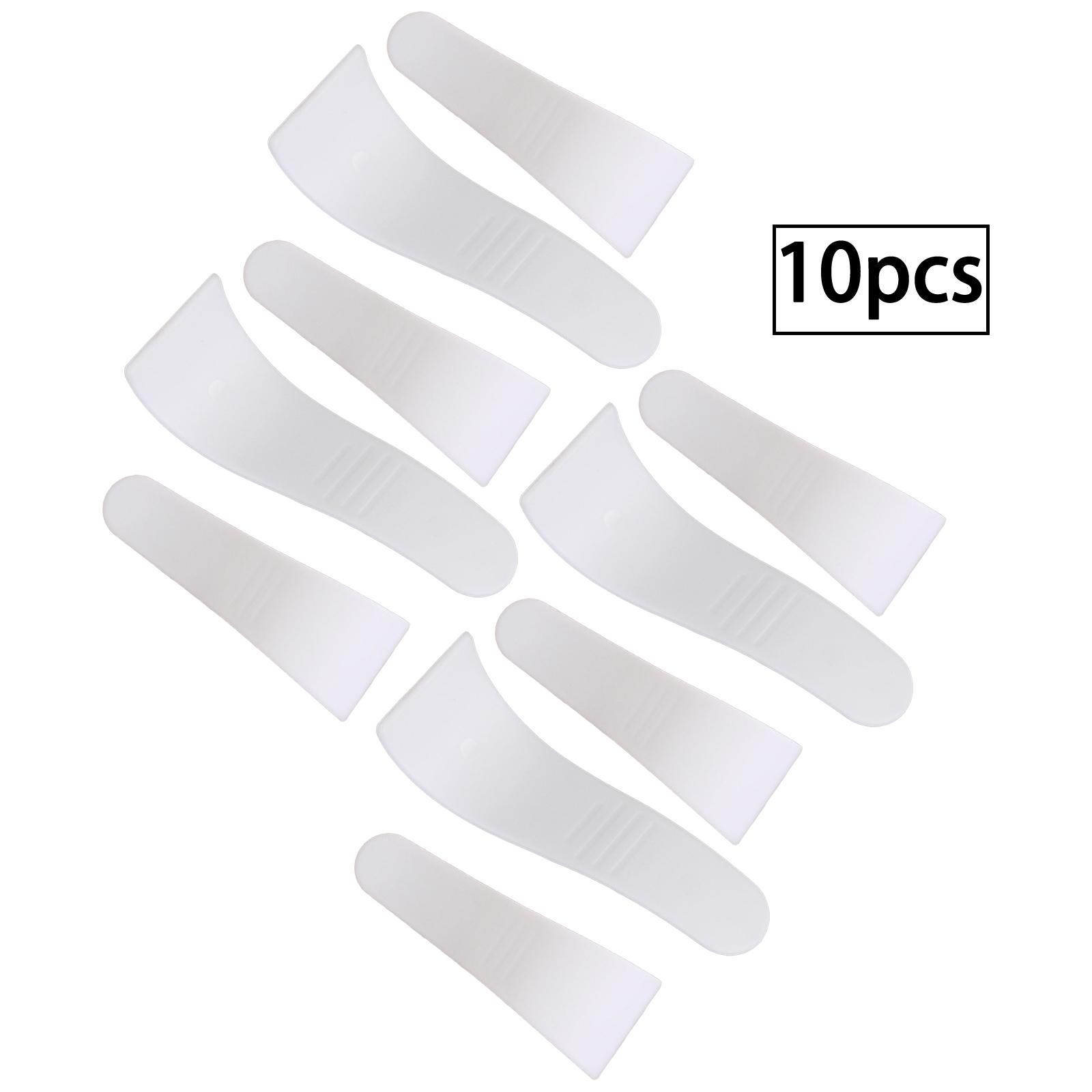 

10Pcs Reusable Hair Removal Spatulas Waxing Sticks for Face and Body Depilatory Cream Applicator with Ergonomic Handle Unisex One Size