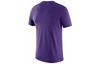 Nike T Shirts Men's Purple Crew Neck Moderate Straight Fit DA7479-547