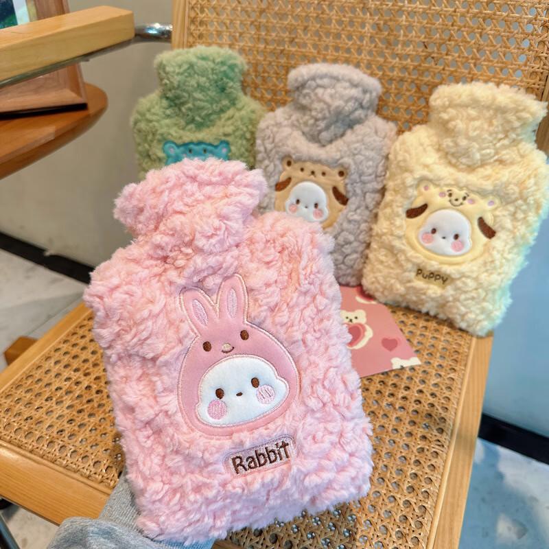

Shenbaolai Cartoon Lamb Wool Hot Water Bottle