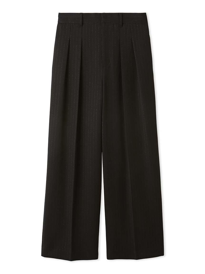 

Женские брюки-клеш в полоску Mira Owen Dandy с клапаном и двойной складкой 09WFP245025