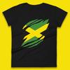 Distressed Jamaica Flag Jamaica Flag Caribbean Islander Sun Marley Kingston Jamaican Pride Patriotism Womens Tee T Shirt Mens Tops Unisex Top