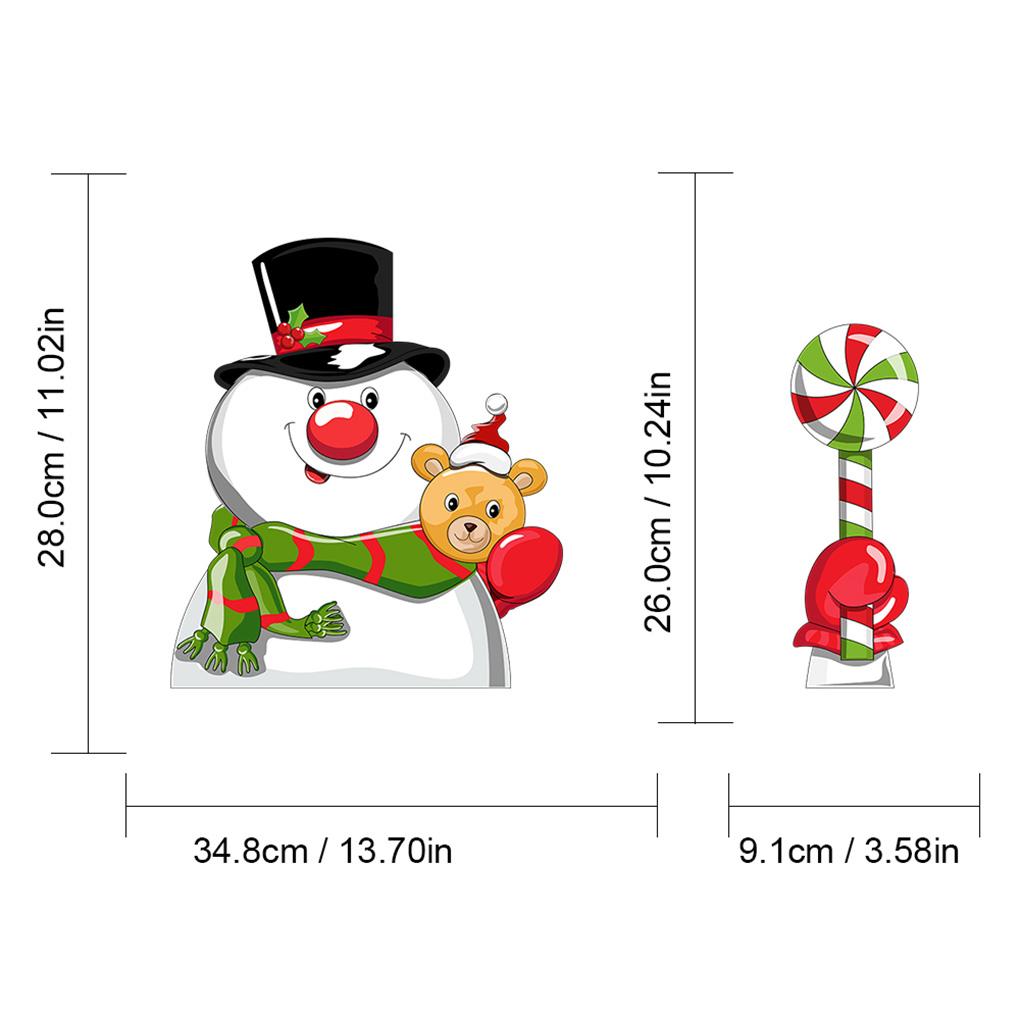 Car Stickers Car Rear Windshield Decals Christmas Decoration Waving Wiper Stickers Rear Window Wiper Decor