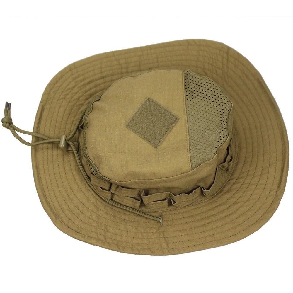 Camouflage Bucket Hat Windproof Fisherman's Hat Durable Boonie Hat