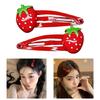 2pcs Hair Clip For Girls Enchanting Flower and Cake Pattern Children's Hair Ornaments Great For Party Hairpiece