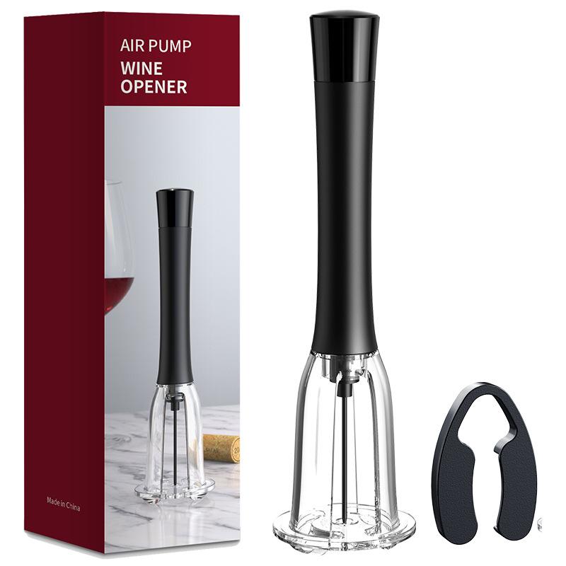 Deschizător de pompă cu presiune de aer pentru vin, instrument de îndepărtare a plutei pentru sticle de vin cu ac, dispozitiv de deschidere a vinului Mărime unică pentru toate, cadou perfect pentru vin