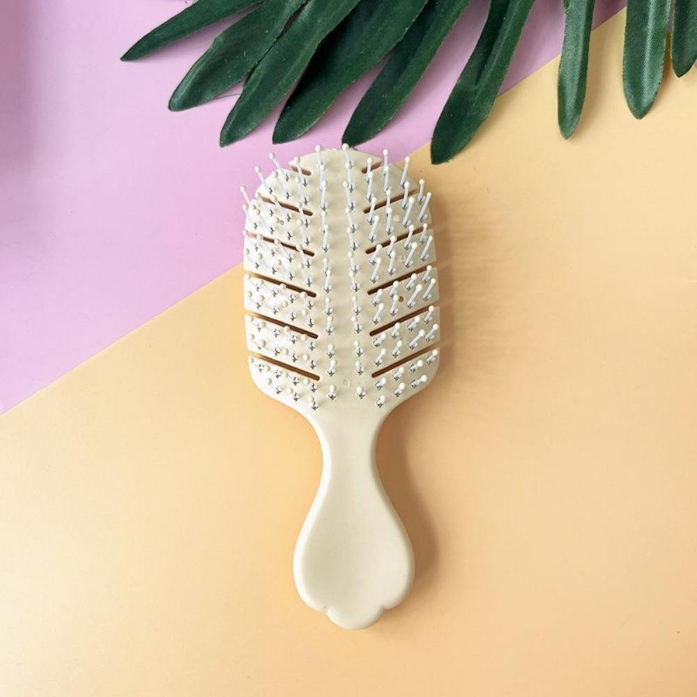 

1pc Portable Anti-Static Mini Massage Comb, Ideal For Traveling Hair Brush,Hair Clips,Hair Accessories, Back To School Supplies Back To School абрикосовый
