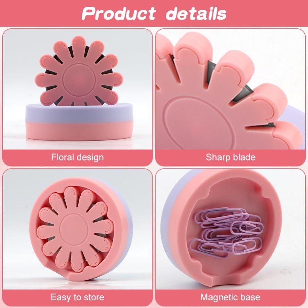 Magnetic Bottom Thread Cutter DIY Embroidery Magnetic Pins Holder Thread Trimming Removal Thread Cutting Tools