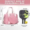 Nylon Pickleball Racket Shoulder Bag Large Capacity Pickleball Handbag  Outdoor Sports