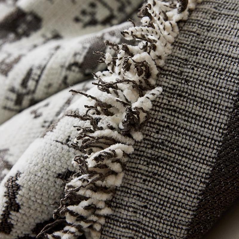 Chenille Sofa Cover Fabric, Universal for All Seasons, High-end Full Set of Sofa Blanket, Light Luxury Style, Anti-cat Scratch Sofa Towel