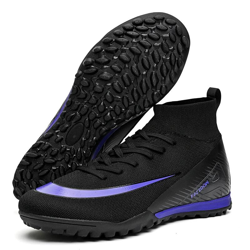 Nuovi Scarponi da Calcio da Uomo Partita Outdoor Tacchetti Lunghi Scarpe da Calcio Tacchetti Comodi Allenamento Sportivo Adulto Traspirante Ragazzi Antiscivolo
