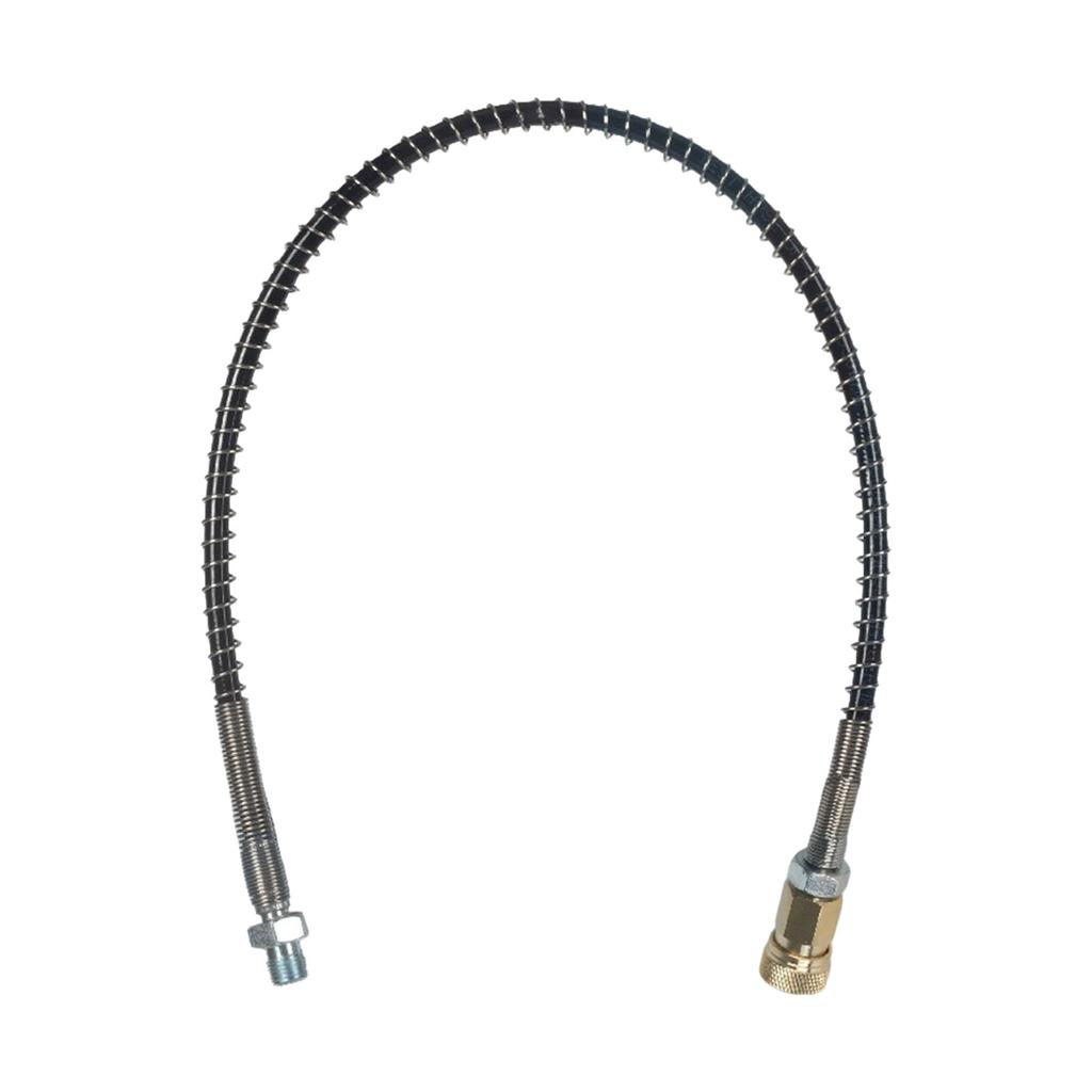 PCP Pneumatik Luft Nachfüllen mit Federumwickelten Luftpumpenteilen Hochdruck-Nylonschlauch M10x1 Gewinde 30Mpa