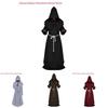 Halloween Medieval Monk Costume Wizard Priest Robe Shawl Set For Costume Parties And Themed Events