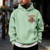 Men's Halloween Printed -Lined Pullover Hoodie for Casual Wear