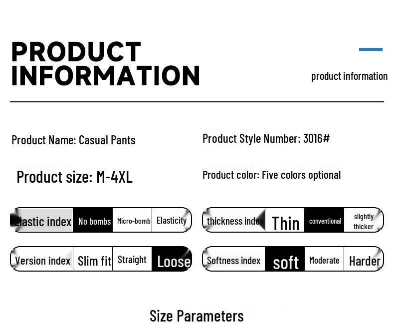 Tucano Men's Spring Autumn Straight Leg Casual Pants