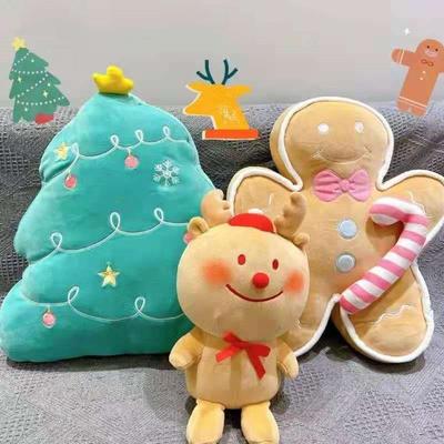 Gingerbread Man Pillow Doll Christmas Gift Moose Doll Plush Toys