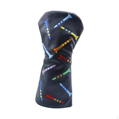 Golf Club Head Cover Protector Fashion Wear Resistant Long Neck Lined Protective