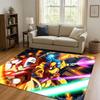 3D Retro Game Rockman Mega Man Living Room Non-Slip Area Rug Soft Carpet for Bedroom Playroom Sofa,Easy Clean Home Decor Doormat