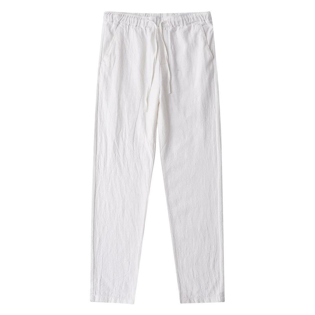 Casual Chino Pants Men Wide Leg Lightweight Baggy Cotton Sweatpants Walking Jogger Trousers Work