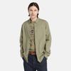 Timberland Solid Color Casual Business Commuting Crew Neck Long Sleeve Shirt Men Shirts Cassel-Green A2ANC-590