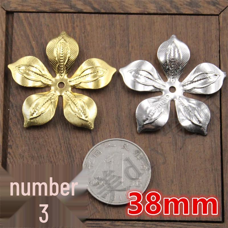 Welded Iron Multi-Layer 3D Flower Pieces: Five-Petal, Six-Petal, Peach Blossoms, Ice Crystals DIY Kit.