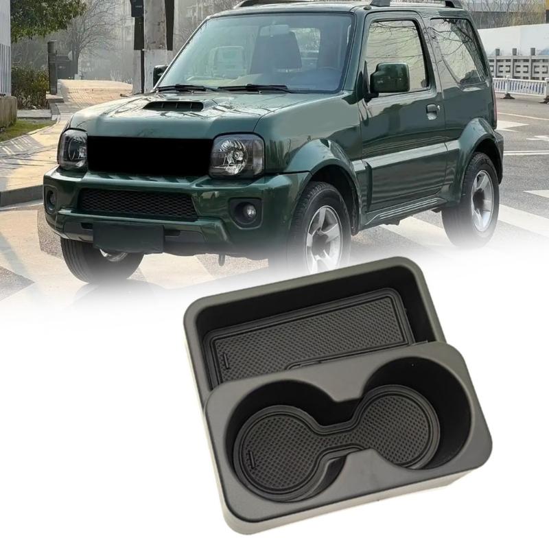 Easy Install ABS Constructed Vehicle Center Console Organizer Tray For JB23 JB33 JB43 Storing Cups Key Cards in Gear Shifting Zone